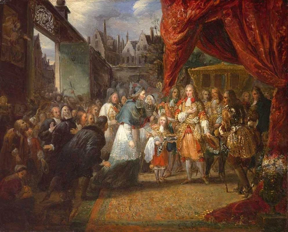 Luigi XIV entra a Parigi